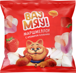Маршмеллоу ВАУ МЯУ! с ароматом клубники, 90г, картинка