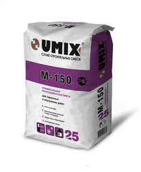 Смесь пескоцементная универсальная UMIX M-150 ГОСТ 25 кг, картинка