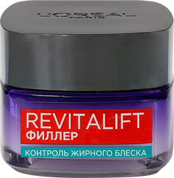 Крем-гель для лица L'OREAL Paris Revitalift гиалуроновый Филлер Контроль жирного блеска, 50мл, фото