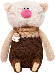 Игрушка мягкая BUDIBASA Кофейные коты, в ассортименте, вид