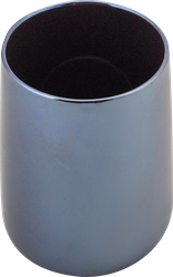 Стакан SWENSA Glam, синий, керамика, Арт. SWC-2503-BL-02, крупный план
