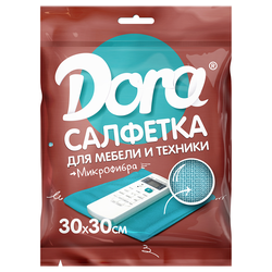 Салфетка Dora для мебели и бытовой техники из микрофибры, 1 шт, фото