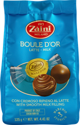 Конфеты шоколадные ZAINI Boule d'or из молочного шоколада, 125г, детальное фото