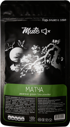 Напиток чайный MUTE Матча зеленый чай порошковый, 100г, картинка