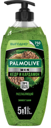 Гель для душа мужской PALMOLIVE Men Кедр и кардамон 5в1, 750мл, фото