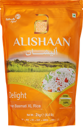 Рис длиннозерный ALISHAAN Басмати, пропаренный, 2кг, картинка
