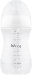 Бутылочка для кормления LUBBY Бионика 270мл, с молочной соской и широким горлом, с 0 месяцев, Арт. 34565, фотография