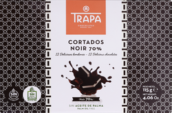 Конфеты шоколадные TRAPA Cortados Noir, 115г, вид