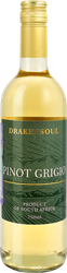 Вино DRAKEN SOUL Pinot Grigio ординарное сортовое белое сухое, 0.75л, крупный план
