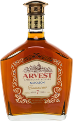 Коньяк ARVEST Napoleon Армянский марочный КВ 7 лет 40%, п/у, 0.5л, вид