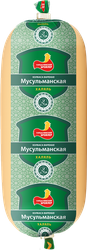 Колбаса вареная ТУРБАСЛИНСКИЙ БРОЙЛЕР Мусульманская Халяль, 1000г, вид
