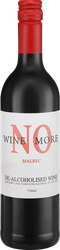 Вино безалкогольное WINE NO MORE Malbec красное полусладкое, 0.75л, изображение