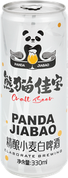 Напиток пивной JIABAO Panda фильтрованный осветленный пастеризованный 3,7%, 0.33л, фотография