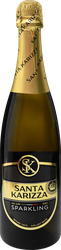Сидр SANTA KARIZZA Sparkling яблочный полусладкий газированный, 0.75л, картинка