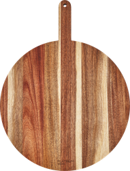 Доска разделочная PLATUNUM CHOICE Brown круглая, акация, 52х40х2см, Арт. SML-3, фотография