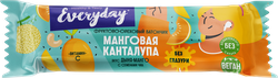 Батончик фруктово-ореховый EVERYDAY Манговая Канталупа, со вкусом манго-дыня, 40г, вид