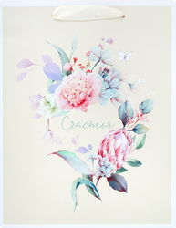 Пакет подарочный CITY HOME TRADE Special Flower 22,7х18х10см, 1шт, фотография