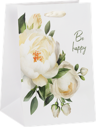 Изображение товара Пакет подарочный CITY HOME TRADE Peony 14х19х9см, 1шт