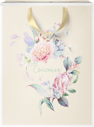 Пакет подарочный CITY HOME TRADE Special Flower 41х31х10см, 1шт, детальное фото