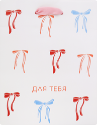 Пакет подарочный CITY HOME TRADE Cherry Lady 14,6х11,4х6,4см, 1шт, картинка