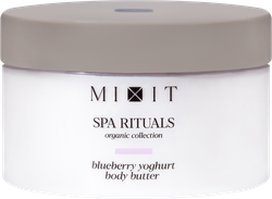 Крем-баттер для тела MIXIT Spa rituals с ароматом черничного&nbsp;йогурта, 250г, крупный план