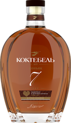 Коньяк КОКТЕБЕЛЬ Выдержанный 7 лет КВ 40%, 0.7л, детальное фото