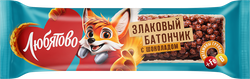 Батончик злаковый ЛЮБЯТОВО Шоколадный с витаминами, 25г, фото