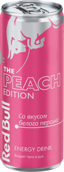 Напиток энергетический RED BULL Peach Edition, 0.25л, фотография