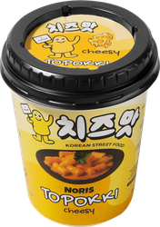 Рисовые палочки NORIS Топокки с сыром, 112г, картинка