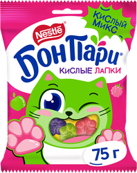 Мармелад жевательный БОН ПАРИ Кислые лапки, 75г, вид