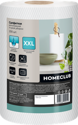 Салфетки HOMECLUB в рулоне, 20х30см, Арт. 94011, 200шт, крупный план