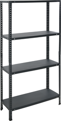 Стеллаж OES 150KD/75х30/4, чёрный, изображение