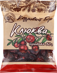 Клюква КЕДРОВЫЙ БОР сушеная, 50г, детальное фото