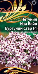 Семена Петуния Изи Вейв Бургунди Стар F1  цв.п   5шт, фотография