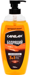 Гель для душа CARELAX 3в1 Бодрящий, 750мл, фото