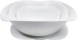 Набор столовый LAVENIR 19 предметов, стеклокерамика, Арт. 19PC LYYW WHITE, изображение