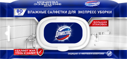 Салфетки влажные ДОМЕСТОС Экспресс уборка, 270г, изображение