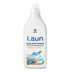 Гель для стирки GRASS Laun 2в1 с пятновыводителем, 1,7л, фото