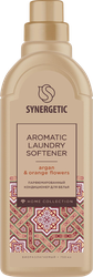 Кондиционер для белья SYNERGETIC Аргановое масло и цветы апельсина, 750мл, картинка