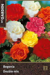 Луковицы MY GARDEN Бегония махровая, микс, 2шт, фотография