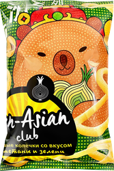 Луковые колечки PAN ASIAN со вкусом сметаны и зелени, 100г, фотография