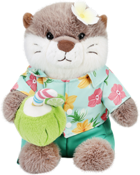 Игрушка BIGGA Животные, Выдра 30см, Арт. 256-176A-30CM, крупный план