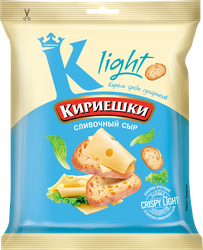 Сухарики пшеничные КИРИЕШКИ Сливочный сыр, 80г, картинка