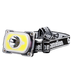 Налобный фонарь Camelion LED53407 черный, крупный план