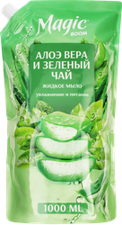 Мыло жидкое MAGIC BOOM Алоэ вера и зеленый чай, 1л, изображение