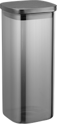Банка для хранения PLATINUM CHOICE Dark, стекло, 1.5л, Арт. GJ10-23, вид