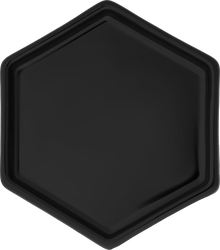 Блюдце PLATINUM CHOICE Black, 12,5см, Арт. BOC-2, детальное фото