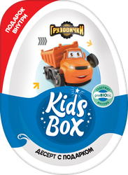 Десерт ГРУЗОВИЧКИ Kids Box с подарком, 20г, изображение