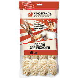 Роллы для розжига СОЮЗГРИЛЬ парафиновые, Арт. N1-F13, детальное фото