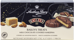 Конфеты шоколадные ANTHON BERG Baileys Treats с марципаном, 175г, крупный план